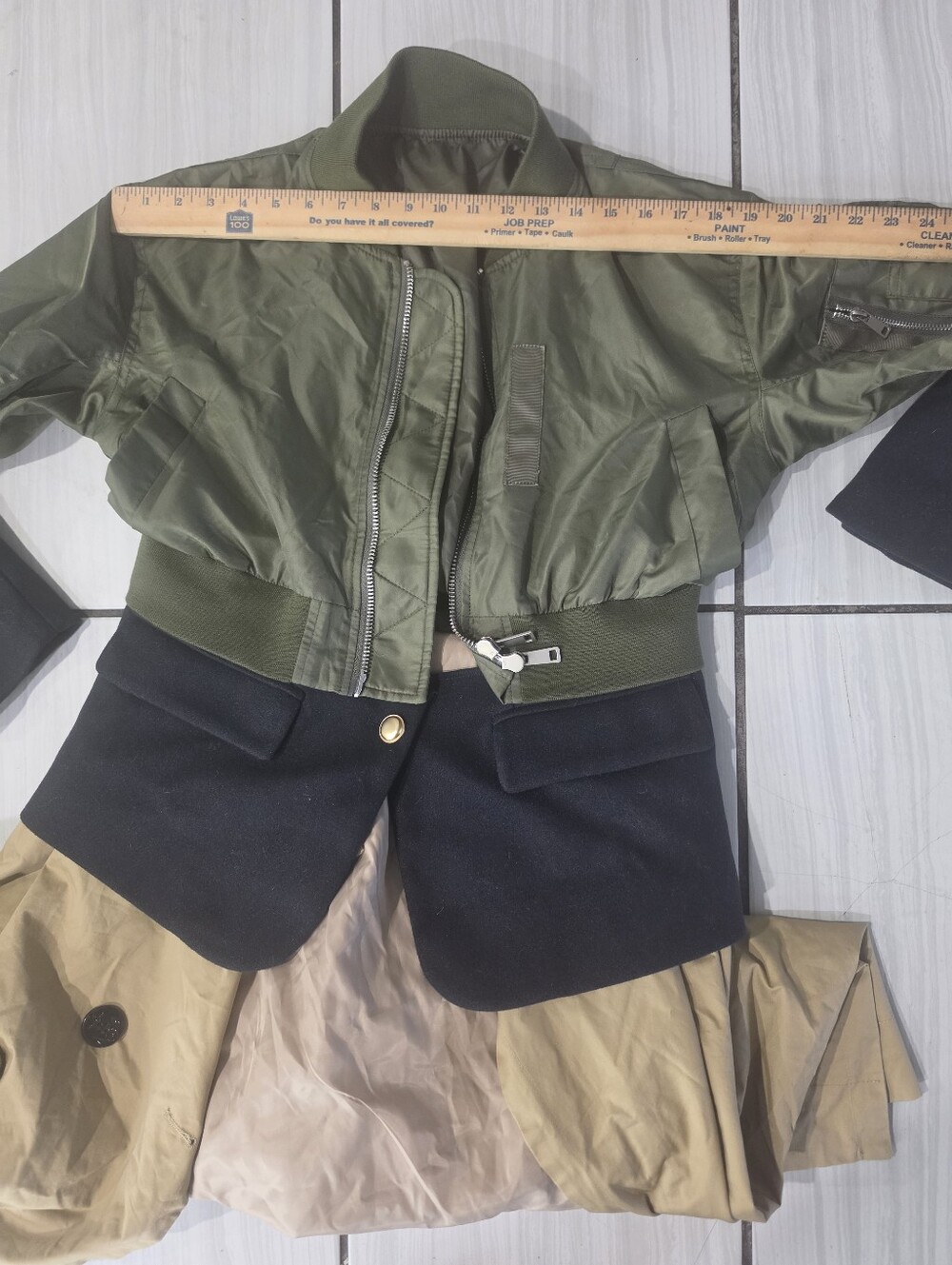 Stylish Olive Green and Navy Kelly and Obi New York size S - Picture 7 of 7